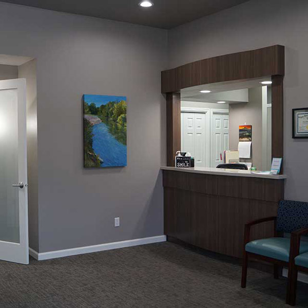 Front desk area at Special Care Dentistry of Oregon in Albany, OR